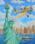 Mickey Mouse Fine Art Mickey Mouse Fine Art Freedom Flight